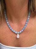 Cotton Candy Pearl Necklace